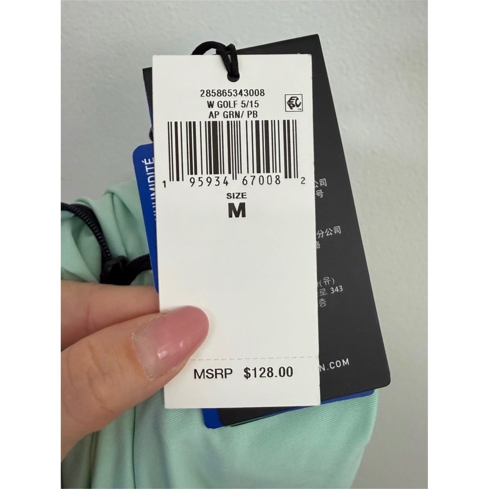 RLX Ralph Lauren Airflow Quarter Zip Golf Pullover Mint Green Size Medium NWT - Picture 7 of 7